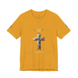 God Money Power Cross Tee — Christian Faith Graphic T‑Shirt