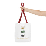 God • Money • Power Tote Bag — Faith-Inspired Money Crown Design