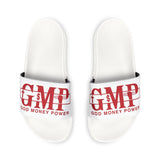Youth Slides — "GMP" God Money Power Graphic Sandals