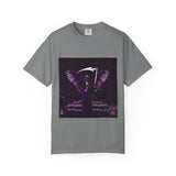 Angel Of Death- T-Shirt — Gothic Angel Wings Graphic Tee (Purple Reaper Design)