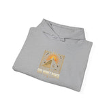 Pyramid Sunburst Hoodie — Mystical Egyptian Graphic Hooded Sweatshirt