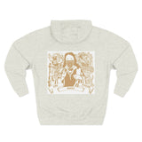 Hoodie — 'God, Money, Power' Vintage Crest Graphic Pullover