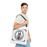 Tote Bag — "God Money Power" Retro Saint Graphic Tote