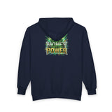 Money Power Zip Hoodie — Graphic Green Explosion Full‑Zip Sweatshirt