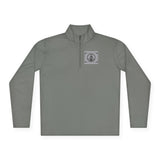 Quarter-Zip Pullover — "GOD MONEY POWER" Graphic Pullover