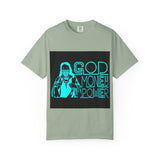 God Money Power T-Shirt — Retro Neon Faith & Hustle Graphic Tee