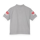 GMP Logo Youth Polo Shirt - Red Branding DryBlend® Kids Jersey Polo