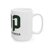 GMP Ceramic Mug — "Good Money Power" Bold Logo Coffee Cup (11oz & 15oz)