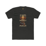 God Money Power Tee — Bold Faith & Hustle Graphic T-Shirt