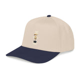 Vertical Wildlife Icons Mid-Profile Baseball Cap — Nature Lover Trucker Hat