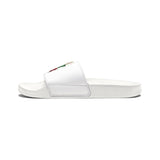 Slides - 'God Money Power' Graphic Men's Slide Sandals