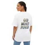 God Money Power Tee — Graphic Oversized Boxy T-Shirt
