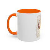 God Money Power Pyramid Accent Coffee Mug — Inspirational Wealth & Faith Ceramic Mug