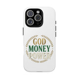 Phone Case — "God Money Power" Inspirational Religious Design