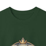 God Money Power Long Sleeve Tee — Vintage Crest Graphic