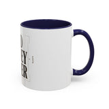 God Money Power Accent Coffee Mug – Inspirational Religious Typography Mug (11/15oz)