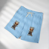 God Money Power Fleece Sweat Shorts — Graphic Casual Lounge Shorts