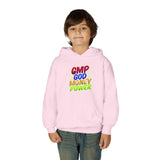 Youth Hoodie — GMP God Money Power Rainbow Graphic