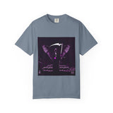 Angel Of Death- T-Shirt — Gothic Angel Wings Graphic Tee (Purple Reaper Design)