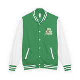 Letterman Jacket — 'Did I Just Say Power?' Retro Varsity Jacket