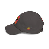 Dad Cap — Vintage Sunset Palm Embroidered Skull