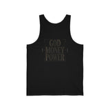 God Money Power Tank Top — Bold Inspirational Faith & Hustle Graphic Tank