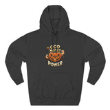 Pumpkin Power Hoodie — 'God Money Power' Halloween Graphic Hoodie