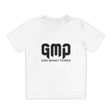 GMP "God Money Power" Youth Tee — Inspirational Christian Logo T-Shirt