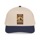 Baseball Cap — "God, Money, Power" Vintage Pyramid Graphic Hat