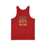 GMP GOD Money Power Tank Top — Motivational Gold Graphic Tank