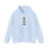 God Money Power- King Crown Hoodie — Vintage Lion & Regal Emblem Graphic