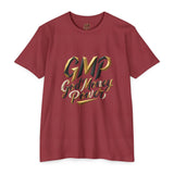 T-Shirt — GMP "God Money Power" Gold Script Graphic