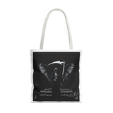 Angel Of Death Grim Reaper Wings Tote Bag — Gothic Scythe Design