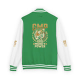 Letterman Jacket — GMP Gold Money Power Rose Varsity Jacket