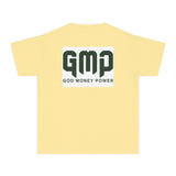 Youth Tee — "GMP (God Money Power)" Graphic Logo Kids Shirt