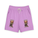 God Money Power Fleece Sweat Shorts — Graphic Casual Lounge Shorts