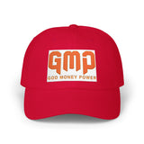 Good Money Power Embroidered Dad Cap — White Casual Baseball Hat