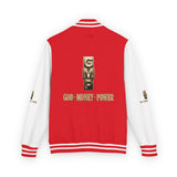 GMF Letterman Jacket — "God • Money • Power" Varsity Jacket