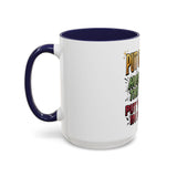 Inspirational Coffee Mug — "Put God First, Hustle for the Money, Put Yourself in Power"