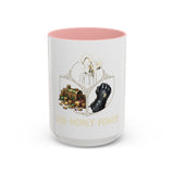 Magic & Wealth Accent Coffee Mug — "Gold Money Power" Alchemy Design (11/15 oz)