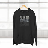 Inspirational Power Hoodie — "Put Yourself In Power" Religious Motivational Sweatshirt