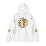 Hoodie — GMP Gold Emblem 'Good Money Power' Chest & Sleeve Logo