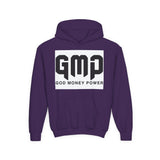 GMP 'God Money Power' Youth Hoodie — Bold Graphic Religious Streetwear