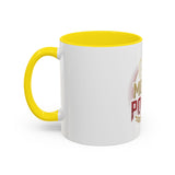 God Money Power Accent Coffee Mug — Motivational Faith & Wealth Design (11/15 oz)