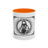 God Money Power Accent Coffee Mug – Bold Streetwear Religious Graphic (11/15oz)