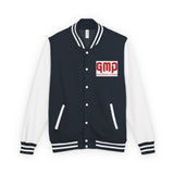 Letterman Jacket — GMP "God Money Power" Red & White Varsity
