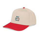 God Money Power Baseball Cap — Retro Text Embroidered Mid-Profile Hat