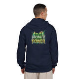 Money Power Zip Hoodie — Graphic Green Explosion Full‑Zip Sweatshirt
