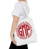 Tote — "GMP (God Money Power)" Red Logo Canvas Tote Bag