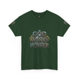 God Money Power Graphic Tee — Faith & Hustle Christian T-Shirt